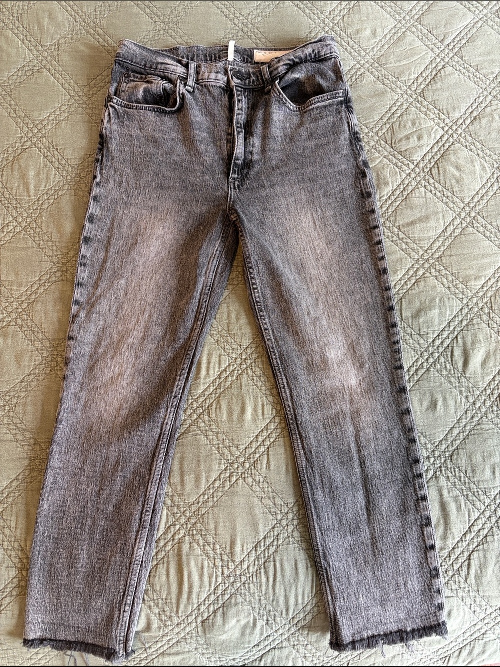 rag & bone Wren Slim High-Rise Straight Leg Jeans
